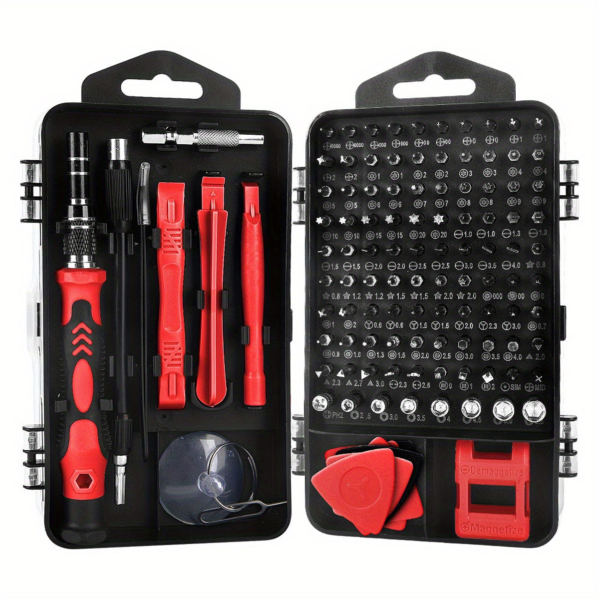 117in 1 Precision Screwdriver Set, Electronics Magnetic Repair Tool Kit with Case for Repair Computer, for iPhone, PC, Cellphone, Laptop, for Switch, PS4, Game Console, Watch, Glasses Etc