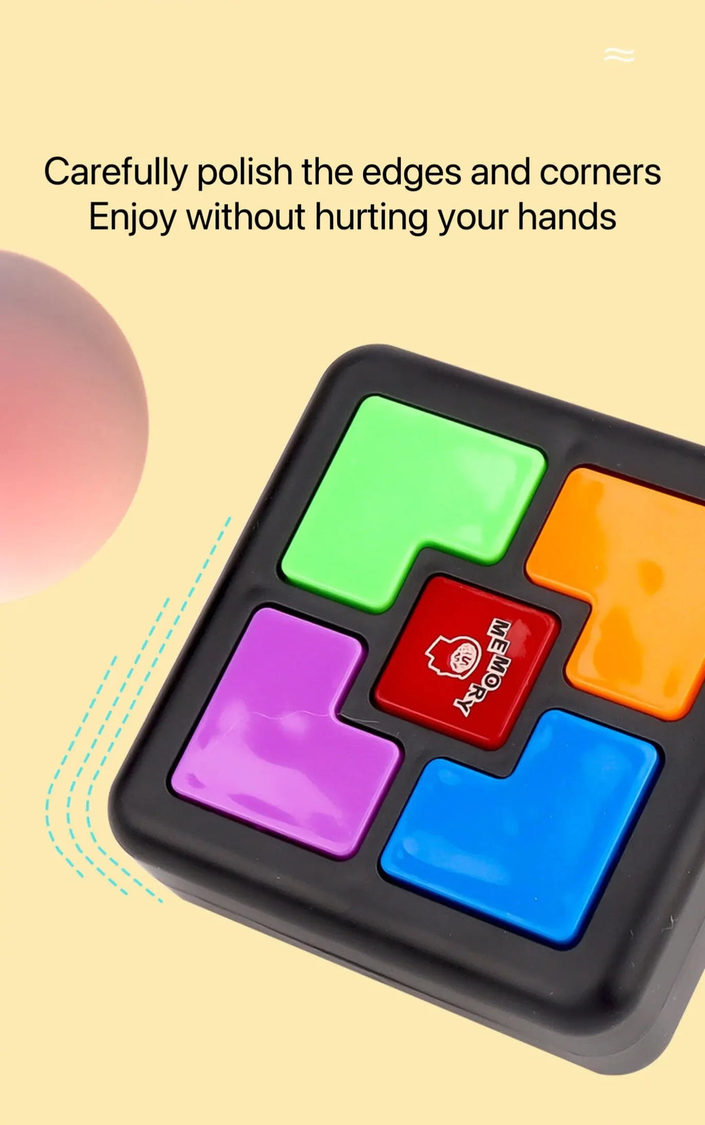 1 Pcs Memory Training Game Machine Development Brainstorming Creative Toys Interactive Clearance Button Toys