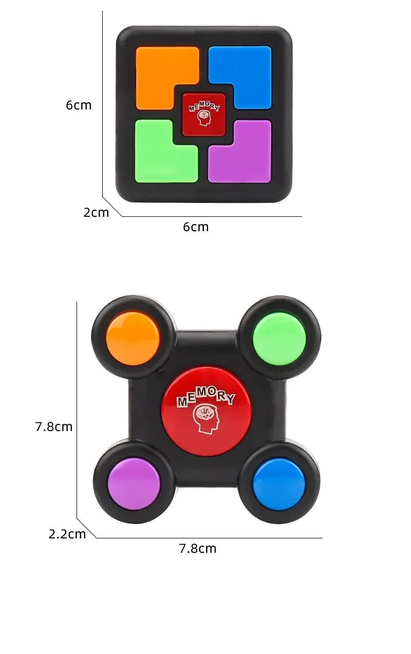 1 Pcs Memory Training Game Machine Development Brainstorming Creative Toys Interactive Clearance Button Toys