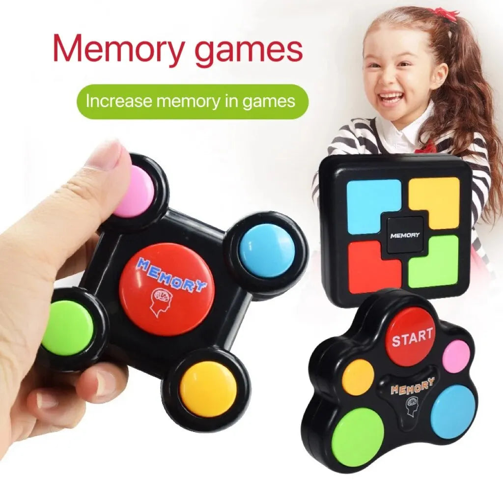 1 Pcs Memory Training Game Machine Development Brainstorming Creative Toys Interactive Clearance Button Toys