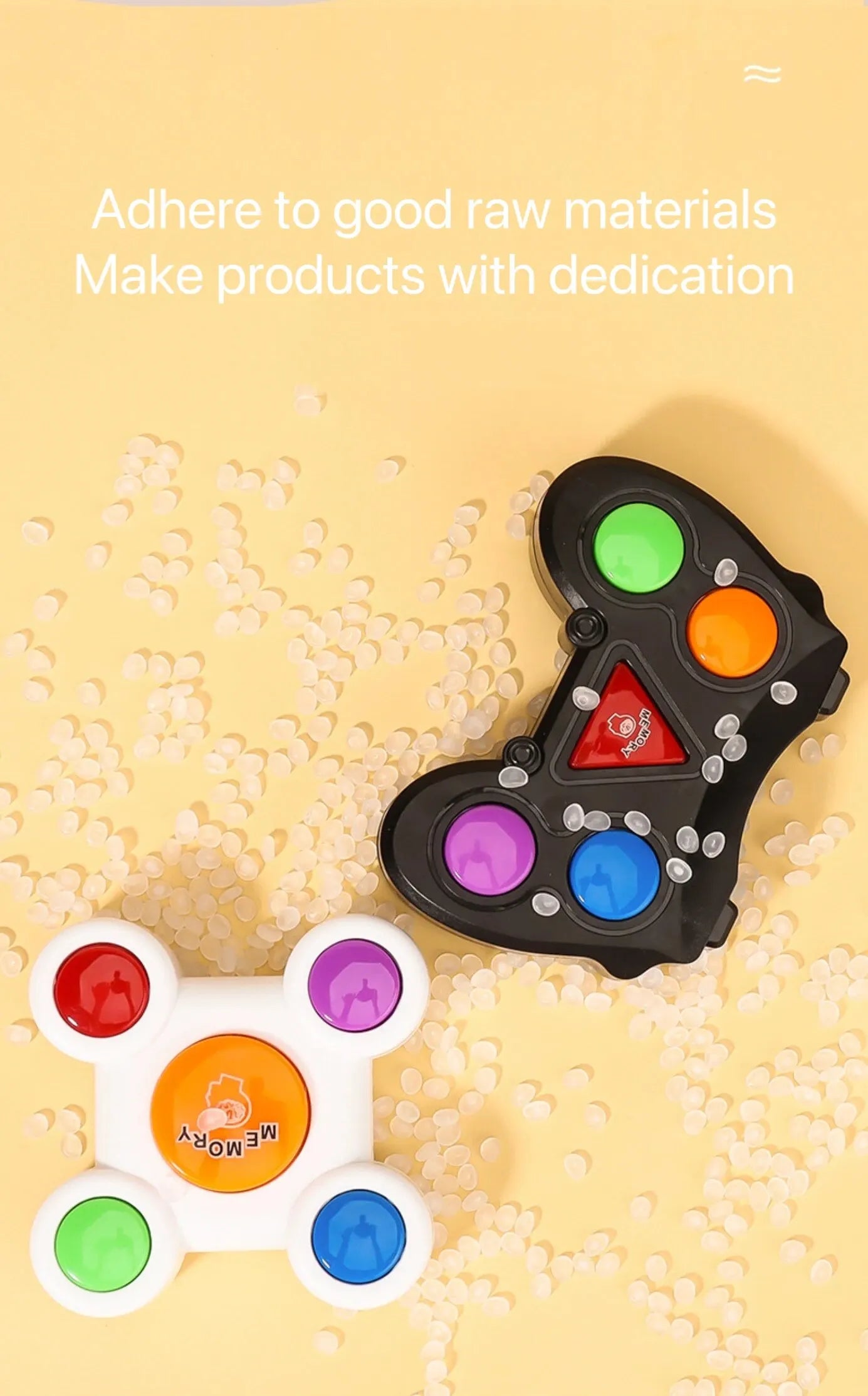 1 Pcs Memory Training Game Machine Development Brainstorming Creative Toys Interactive Clearance Button Toys