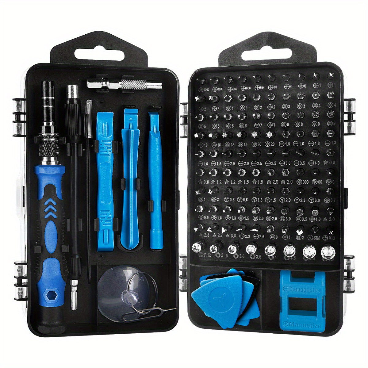 117in 1 Precision Screwdriver Set, Electronics Magnetic Repair Tool Kit with Case for Repair Computer, for iPhone, PC, Cellphone, Laptop, for Switch, PS4, Game Console, Watch, Glasses Etc